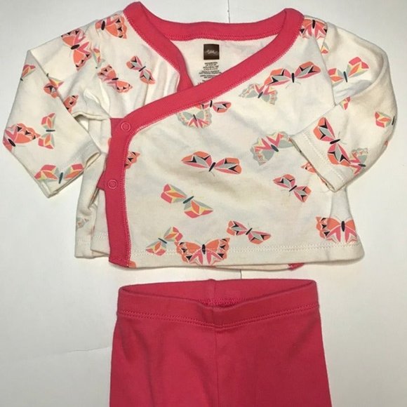 Tea Collection 100% Cotton Newborn Pajamas - Picture 2 of 5